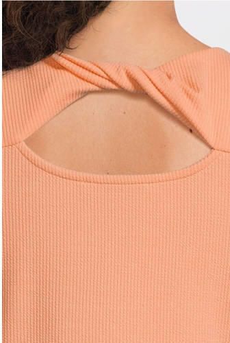 Garcia jurk oranje Meisjes Polyester Ronde hals Effen 128 134 - Foto 2