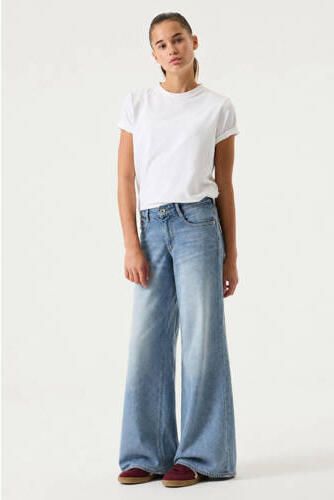 Garcia Marall wide leg jeans lichtblauw Meisjes Denim Effen - Foto 3
