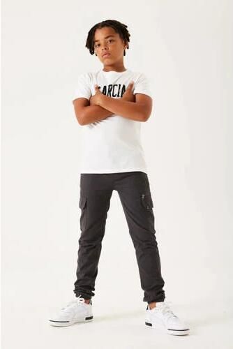 Garcia regular fit cargobroek Grijs Jongens Katoen Effen 128 - Foto 2