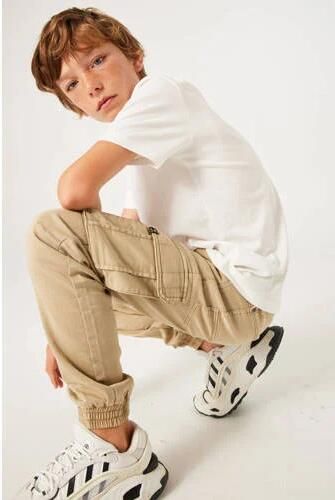 Garcia regular fit cargobroek Jongens Jog denim Effen 128