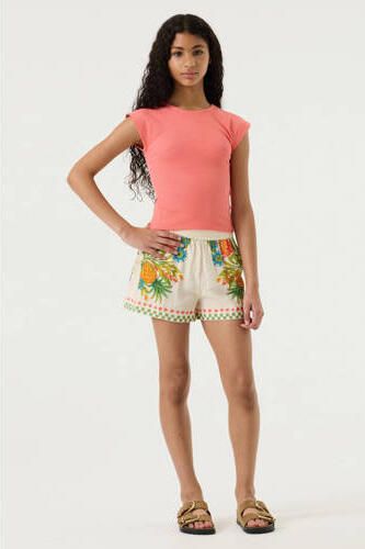 Garcia relaxed regular waist casual short ecru Korte broek Viscose - Foto 6