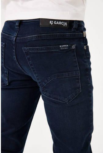 Garcia skinny jeans dark used Blauw Jongens Stretchdenim Effen 128