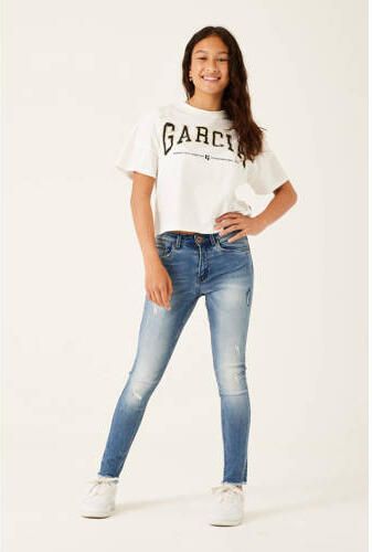 Garcia slim fit jeans Rianna 570 medium used Blauw Meisjes Stretchdenim 146 - Foto 2
