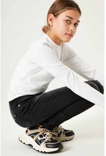 Garcia slim fit jeans Rianna 57O rinsed Zwart Meisjes Denim Effen 128 - Foto 2