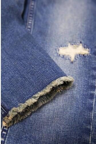 Garcia slim fit jeans Sara 51O dark used Blauw Meisjes Stretchdenim Effen 128 - Foto 4