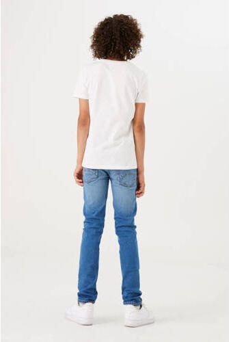 Garcia slim fit jeans Tavio medium used Blauw Jongens Stretchdenim Effen 152 - Foto 3