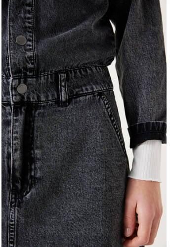 Garcia spijkerjurk medium used Grijs Meisjes Denim Klassieke kraag Effen 128 134 - Foto 2