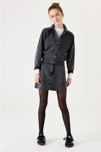 Garcia spijkerjurk medium used Grijs Meisjes Denim Klassieke kraag Effen 140 146