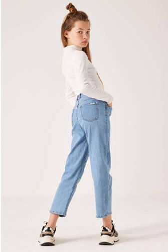 Garcia straight fit jeans blauw Meisjes Denim Effen 128 - Foto 5