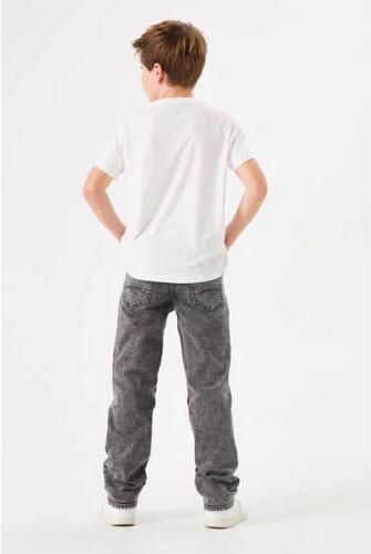Garcia straight fit jeans medium used Grijs Jongens Stretchdenim Effen 128 - Foto 3