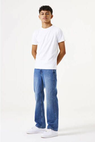 Garcia straight leg jeans medium blue denim Blauw Effen - Foto 3
