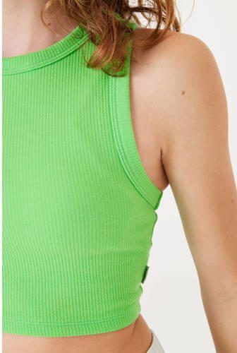 Garcia T-shirt felgroen Meisjes Polyester Ronde hals Effen 128 134 - Foto 3