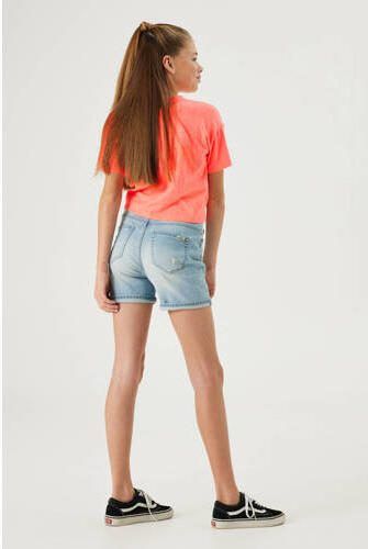 Garcia T-shirt van polyester neon roze Printopdruk 128 134 - Foto 5