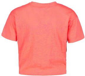 Garcia T-shirt van polyester neon roze Printopdruk 128 134 - Foto 6