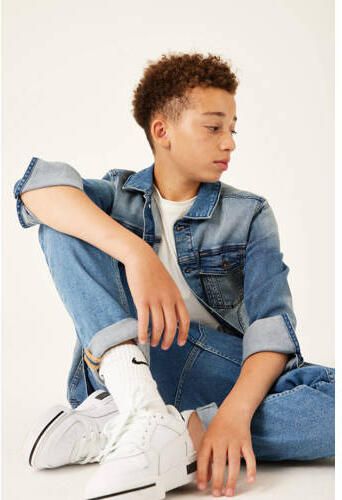 Garcia tapered fit jeans Dalino medium used Blauw Jongens Denim Effen 128 - Foto 2