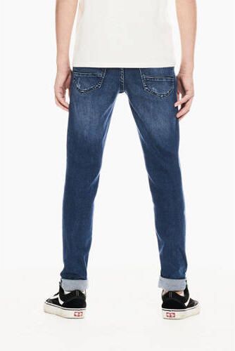 Garcia tapered fit jeans Laszlo 350 dark used Blauw Jongens Stretchdenim 128 - Foto 3