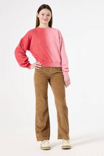 Garcia tie-dye sweater rood roze Tie-dye 176 | Sweater van