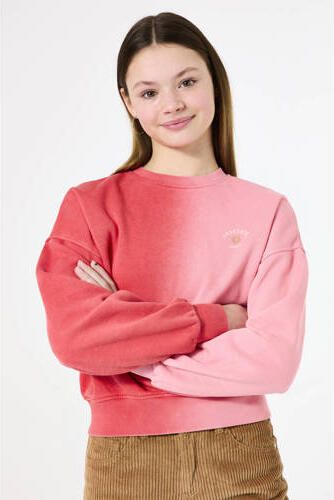 Garcia tie-dye sweater rood roze Tie-dye 176 | Sweater van - Foto 3
