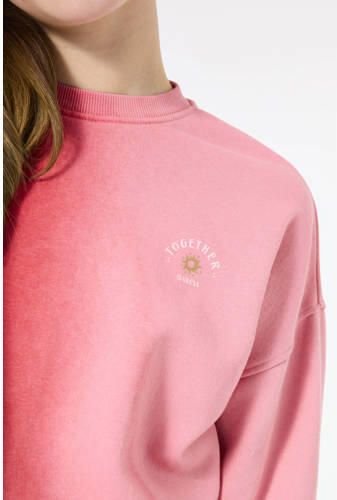 Garcia tie-dye sweater rood roze Tie-dye 176 | Sweater van - Foto 2