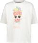 Garcia T-shirt met printopdruk wit Meisjes Katoen Ronde hals Printopdruk 104 110 - Thumbnail 2