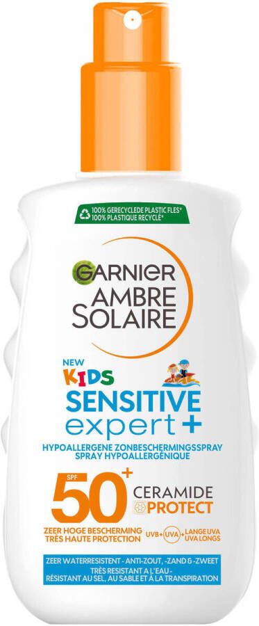 Garnier Ambre Solaire Sensitive Expert Kids zonnebrand spray SPF 50+ 150 ml