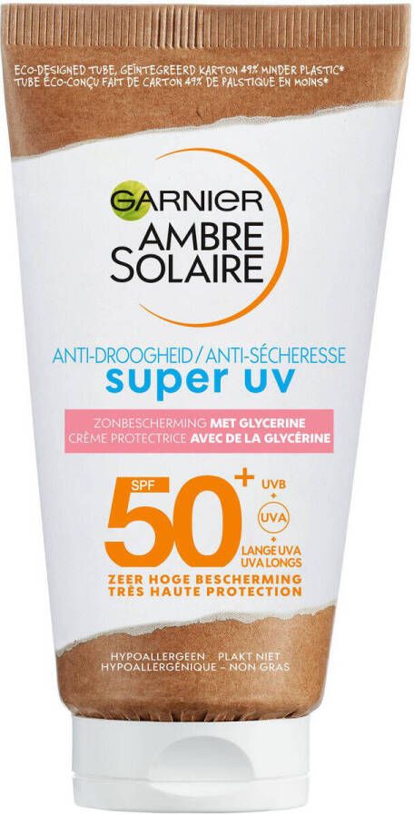 Garnier Ambre Solaire Sensitive Expert+ zonnebrand voor het gezicht anti droogheid SPF 50 ml
