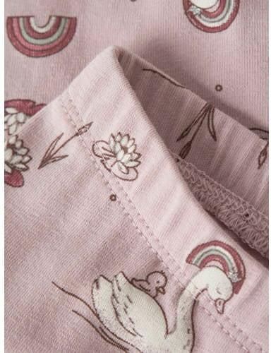 GUPPY BABY slim fit legging met print lichtroze Meisjes Stretchkatoen - Foto 2
