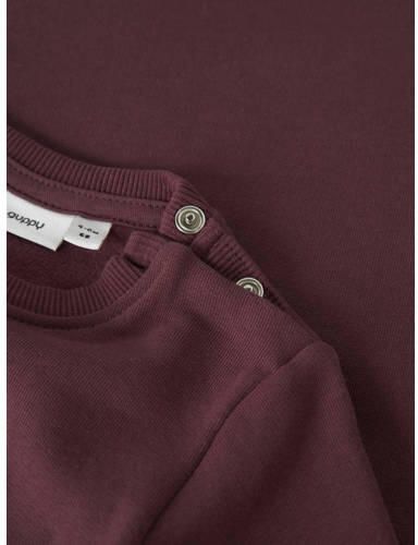 GUPPY BABY sweater met ruches Rood Effen - Foto 2