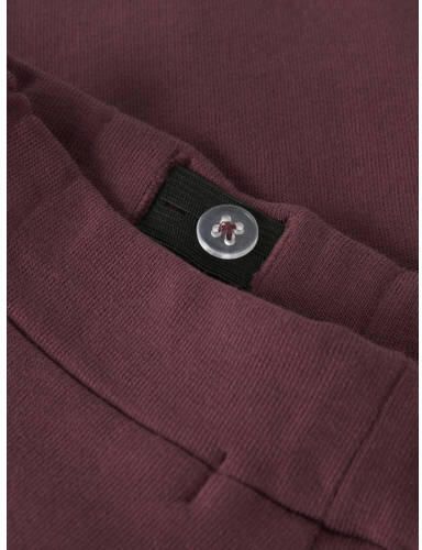 GUPPY MINI sweatpants donkerrood Broek Meisjes Katoen Effen - Foto 3