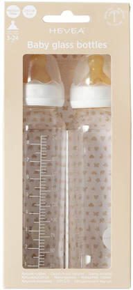 Hevea Baby glass bottle 240ml 2 pack Fles | Fles van