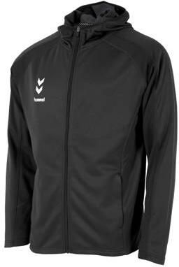 Hummel Junior sportvest zwart Polyester Capuchon Logo 140 - Foto 2