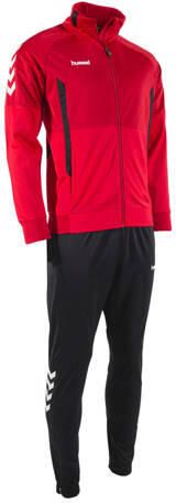 Hummel Junior trainingspak rood zwart Polyester Opstaande kraag 128 - Foto 1