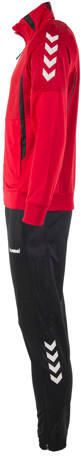 Hummel Junior trainingspak rood zwart Polyester Opstaande kraag 128 - Foto 3