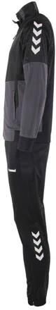 Hummel Junior trainingspak zwart grijs Polyester Opstaande kraag 128 - Foto 2