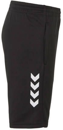 Hummel Junior voetbalshort zwart Sportbroek Polyester Effen 128 - Foto 2