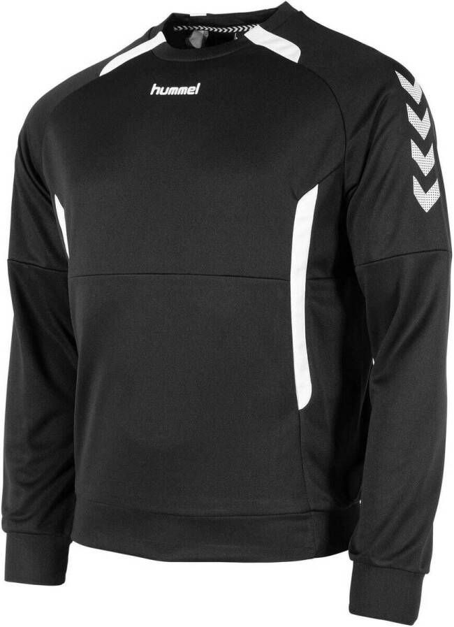 Hummel Junior sportsweater Authentic Top RN zwart wit Polyester Ronde hals 116