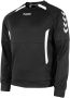 Hummel Junior sportsweater Authentic Top RN zwart wit Polyester Ronde hals 116 - Thumbnail 1