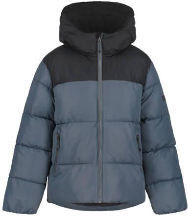 Icepeak Kenmare gewatteerde jas grijs Outdoor jas Polyester Capuchon