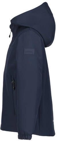 Icepeak softshell jas Kobryn JR donkerblauw Meisjes Polyester Capuchon 140 - Foto 3