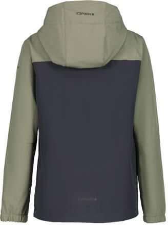 Icepeak Konan JR softshell jas antraciet Grijs Effen - Foto 2