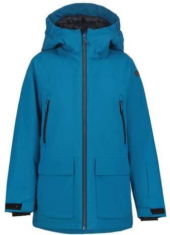 Icepeak Lamar JR ski-jas blauw Skijack Jongens Polyester Capuchon