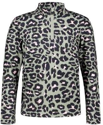 Icepeak Landsberg skipully met dierenprint lichtgroen zwart Meisjes Polyester