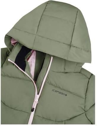 Icepeak Loris JR ski-jas olijfgroen Skijack Meisjes Polyester Capuchon - Foto 3