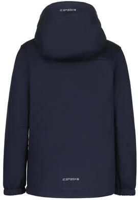 Icepeak softshell jack Kline donkerblauw Outdoor jas Jongens Polyester Capuchon 128