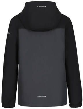 Icepeak softshell jas Konan jr antraciet Grijs Jongens Polyester Capuchon 164 - Foto 2