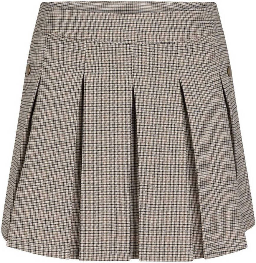 INDIAN BLUE JEANS Meisjes Rokken Check Skirt Beige