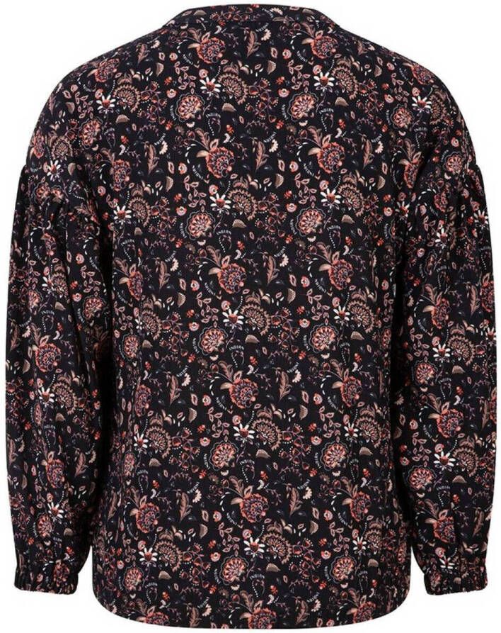 INDIAN BLUE JEANS Meisjes Blouses Paisley Button Shirt Zwart