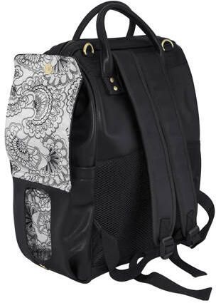 Isoki luiertas Byron Backpack Zwart | Luiertas van