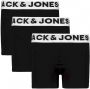 Jack & jones JUNIOR boxershort set van 3 zwart Jongens Stretchkatoen 128 - Thumbnail 2