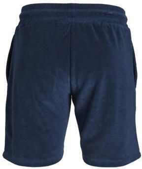 Jack & jones JUNIOR badstof casual short JPSTJAYDEN JJJAMES donkerblauw Korte broek 128